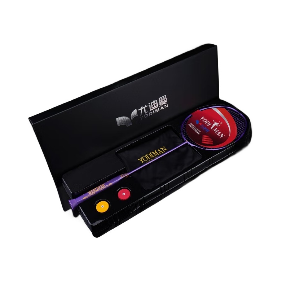 推荐商品：尤迪曼 比赛 训练 超轻 全碳素 框型 攻防 羽毛球拍 MH