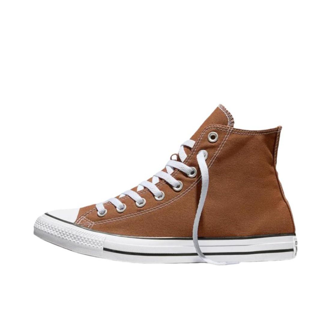 推荐商品：Converse/匡威 Chuck Taylor All Star 帆布鞋 常青款轻便防滑耐磨百搭复古圆头减震贴合高帮 棕色/羽白色