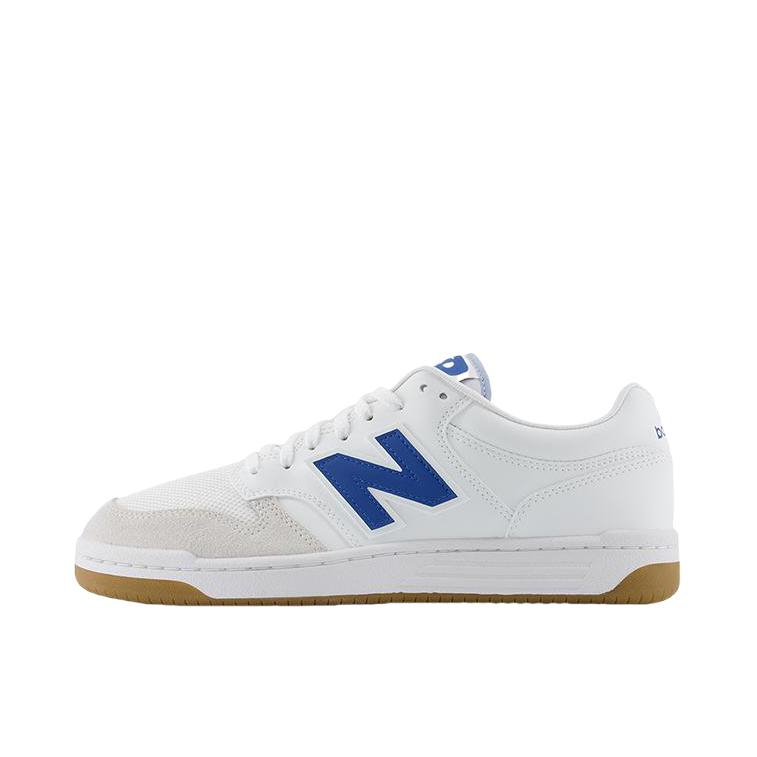 推荐商品：New Balance numeric 480 薄底 减震耐磨 防滑轻便 透气 复古 板鞋 白色/浅灰色/蓝色