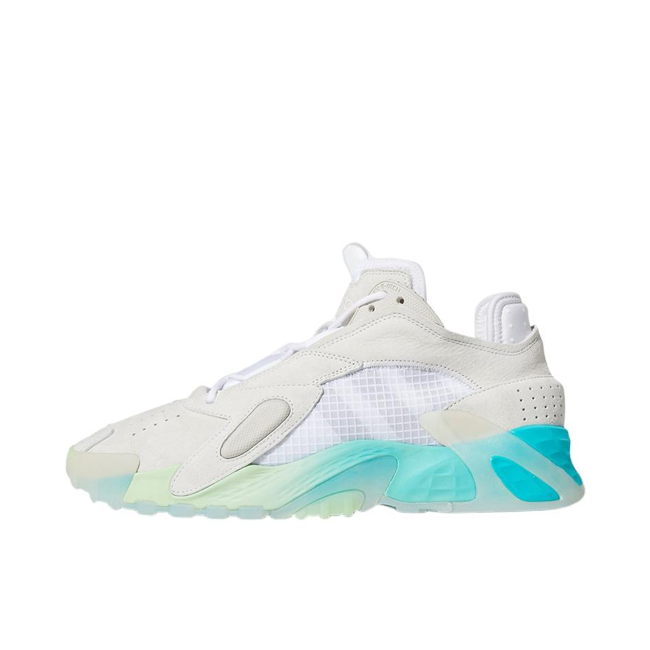 推荐商品：adidas Originals Streetball 2019 防滑耐磨 经典复古 缓震回弹 透气 实战 篮球鞋 Glow Green 灰蓝绿