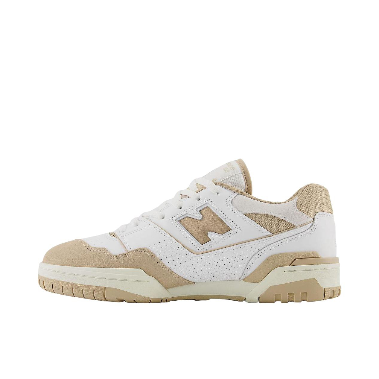 推荐商品：New Balance 550 复古 舒适 百搭 减震透气 防滑耐磨 潮流 运动休闲鞋 乳白色/棕色
