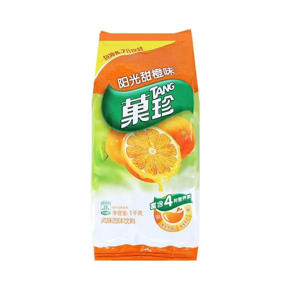 推荐商品：菓珍 风味固体饮料 甜橙冲饮粉 1kg 袋装