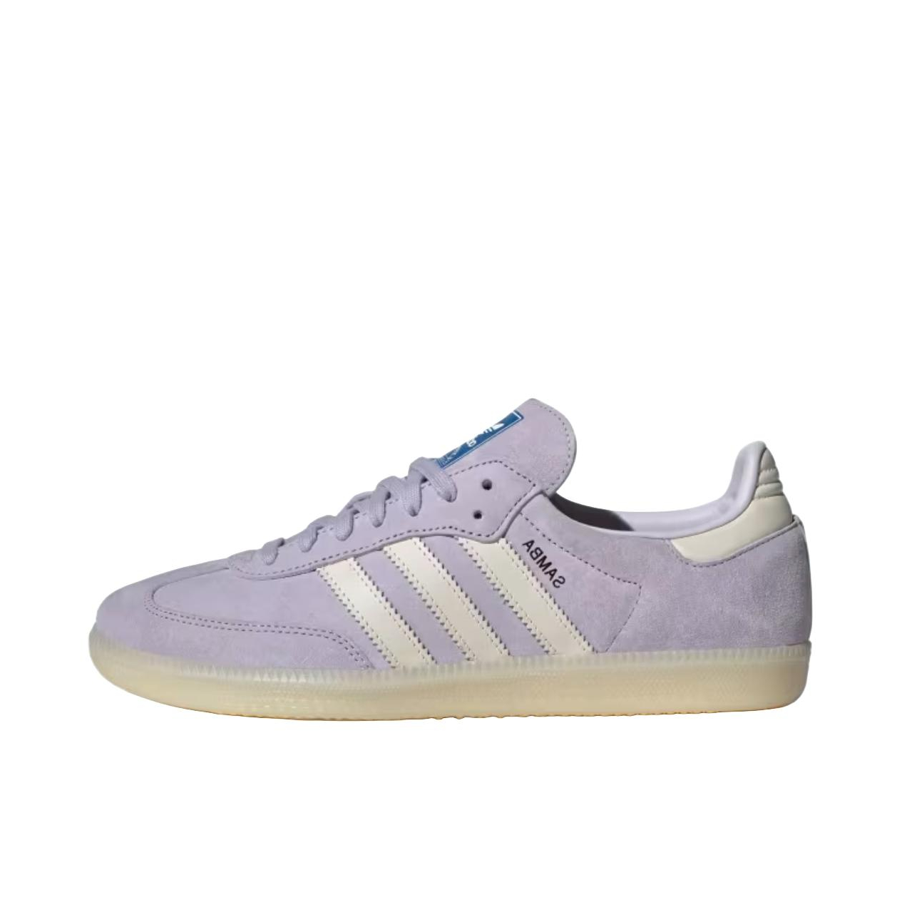 推荐商品：adidas Originals Samba OG T头鞋 板鞋 经典复古舒适百搭耐磨合成革圆头薄底贴合 女款/紫色