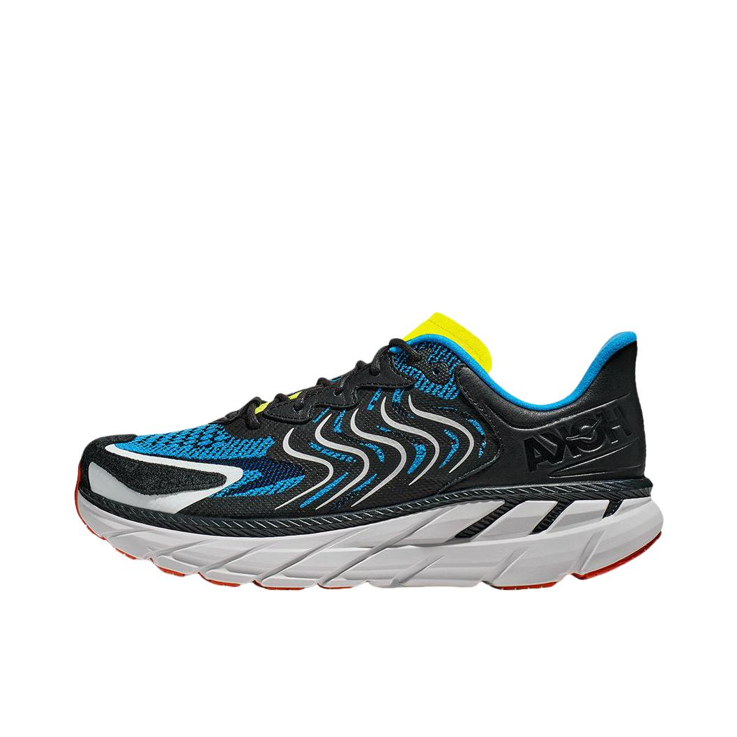 推荐商品：HOKA ONE ONE Clifton LS 防滑舒适 耐磨 网布织物 回弹 运动休闲鞋 黑色/深蓝色