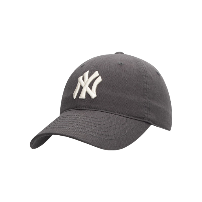 MLB BASIC 鸭舌帽 基础系列软顶可调节大标刺绣鸭舌帽 32CP66/3ACP66 炭灰色NY50CGS