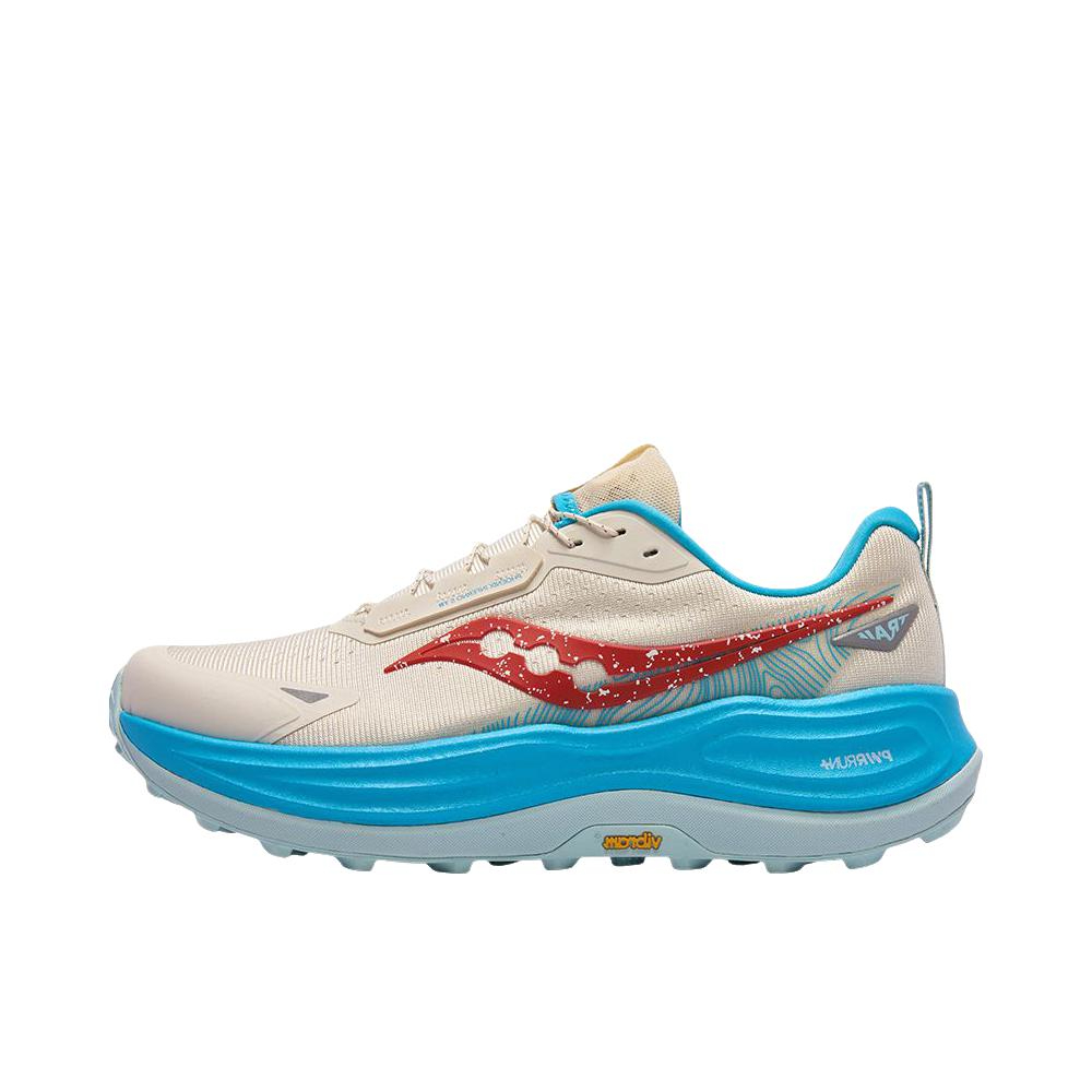 推荐商品：Saucony/索康尼 Phoenix Inferno 火鸟 5 TR 跑鞋 防滑耐磨轻便 米色