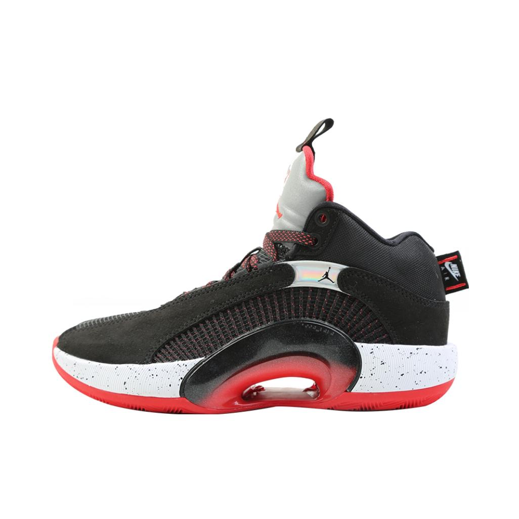 推荐商品：Air Jordan 35 篮球鞋 可视Zoom防滑耐磨舒适减震时尚百搭包裹性支撑实战回弹 GS/黑色/红色/白色