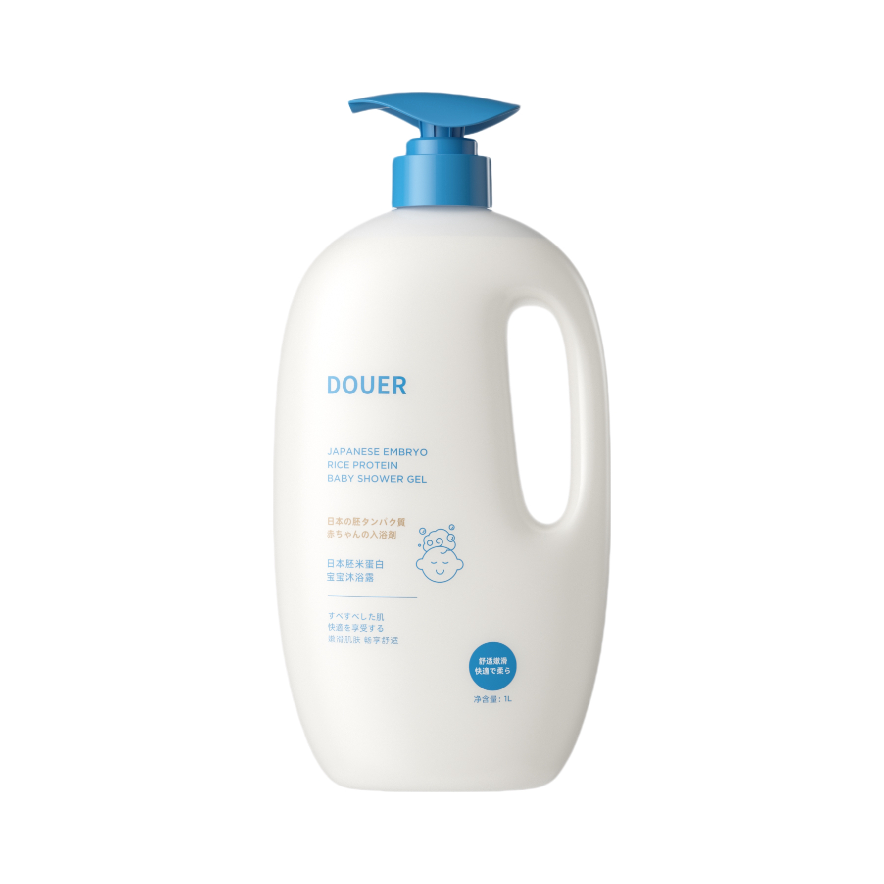 推荐商品：逗儿 日本胚米蛋白宝宝沐浴露