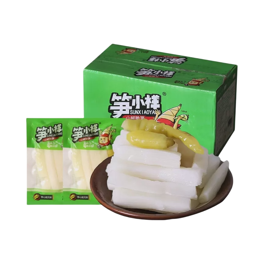 推荐商品：笋小样 泡椒脆笋 箱装 泡椒风味 500g