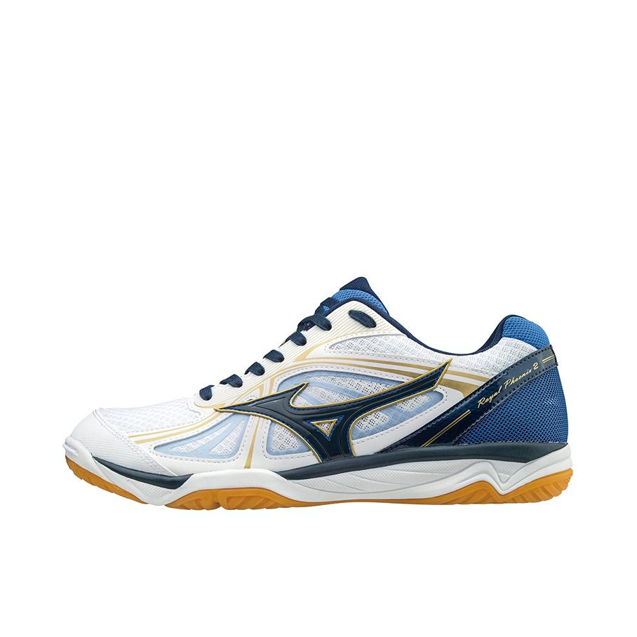 推荐商品：Mizuno/美津浓 Royal Phoenix 2 耐磨 排球鞋 白色/蓝色