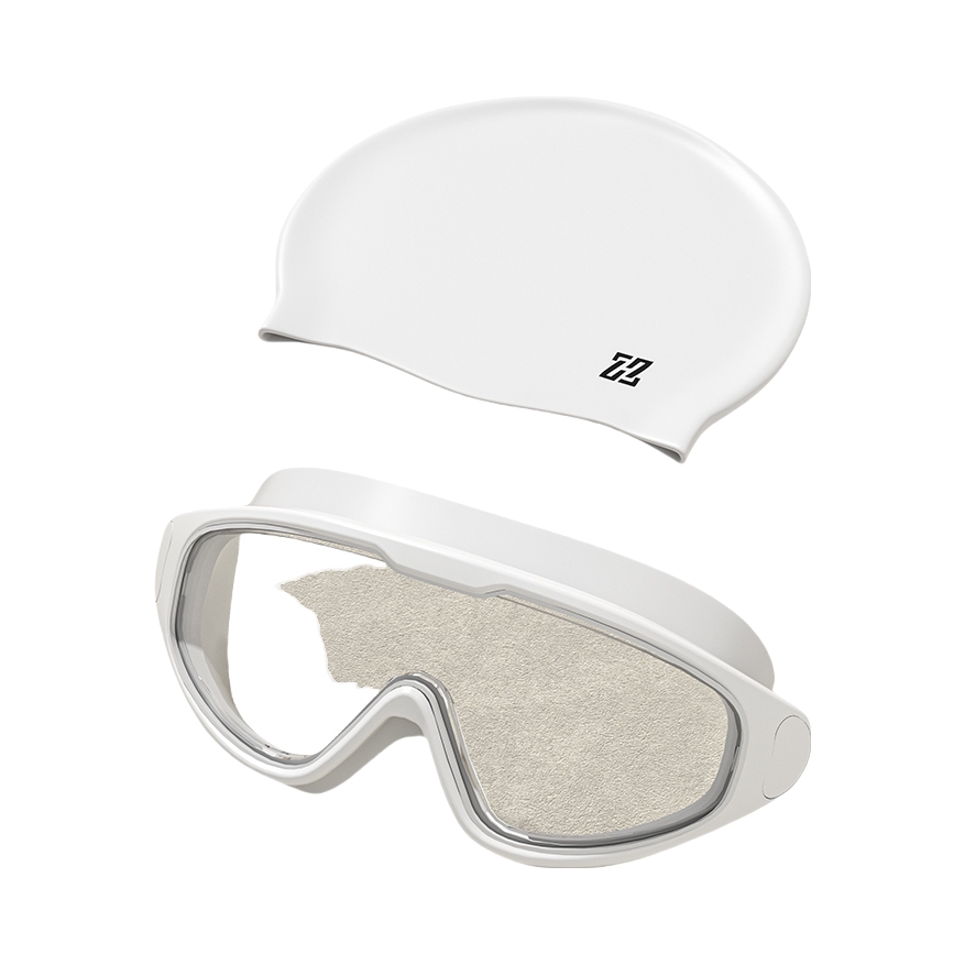 推荐商品：卓好姿 大框防水 游泳潜水 泳镜泳帽套装