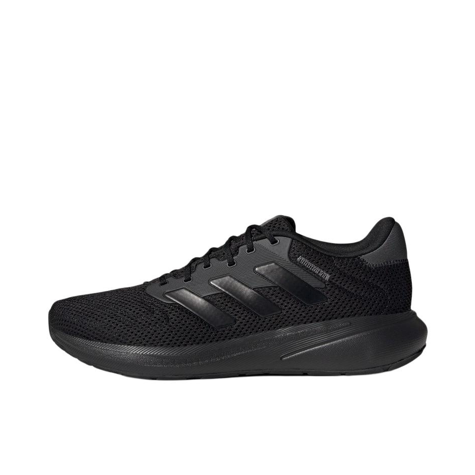 推荐商品：adidas Response Runner U 跑鞋 防滑耐磨网面透气织物 黑色