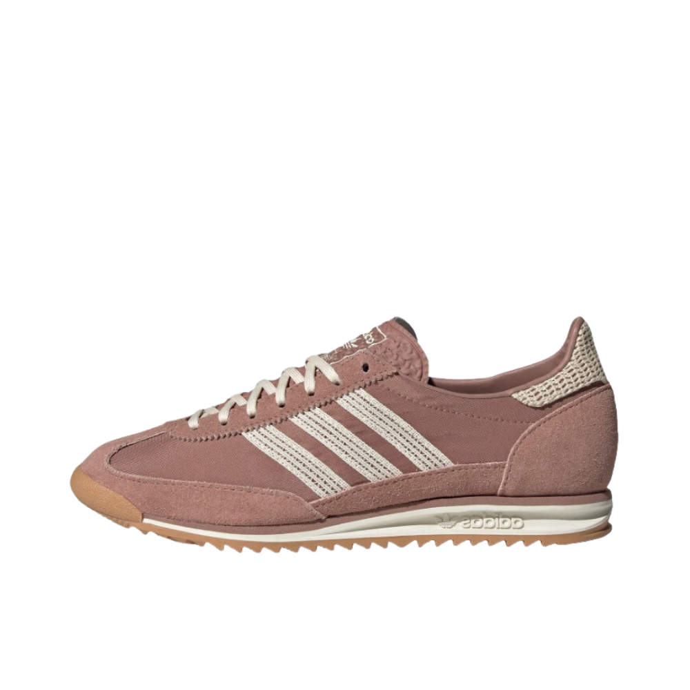 推荐商品：【马思纯同款】 adidas Originals SL 72 T头鞋 德训鞋 运动休闲鞋 轻便防滑耐磨透气舒适简约复古 暖土褐色/奇妙白/汉玉白
