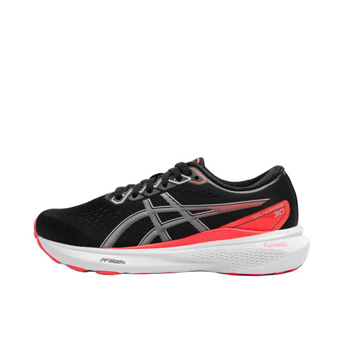推荐商品：Asics/亚瑟士 Gel-Kayano 30 跑鞋 舒适透气轻便稳定足弓支撑防滑耐磨缓震轻量回弹慢跑圆头 大童/黑色/红色