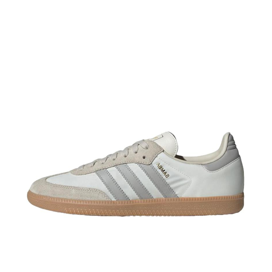 推荐商品：adidas Originals Samba OG T头鞋 板鞋 经典复古舒适百搭耐磨合成革圆头薄底贴合 汉玉白/浅灰/矾土棕