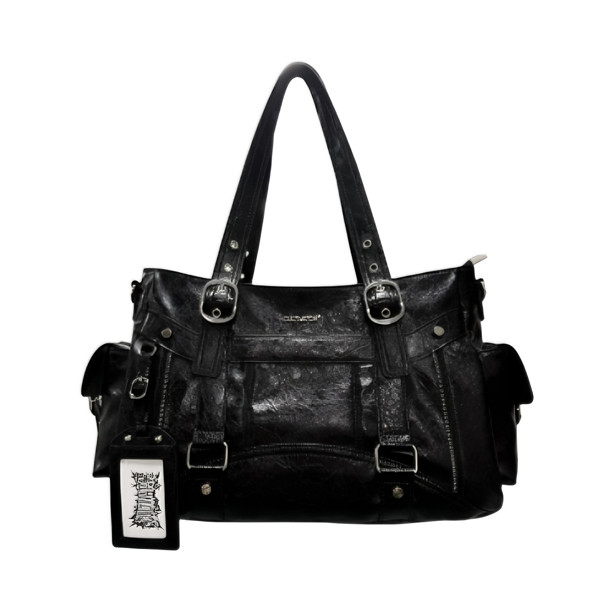 推荐商品：cultivator 大号情侣款复古大容量PU斜挎单肩包手提包