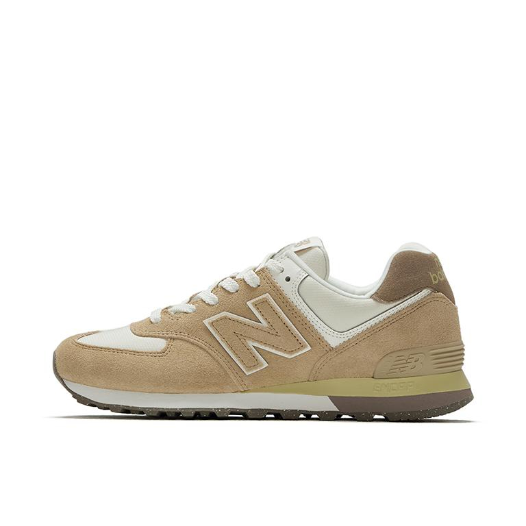 推荐商品：New Balance 574 运动休闲鞋 阿甘鞋 经典复古防滑耐磨缓震舒适透气时尚百搭轻便 卡其色/棕色/白色