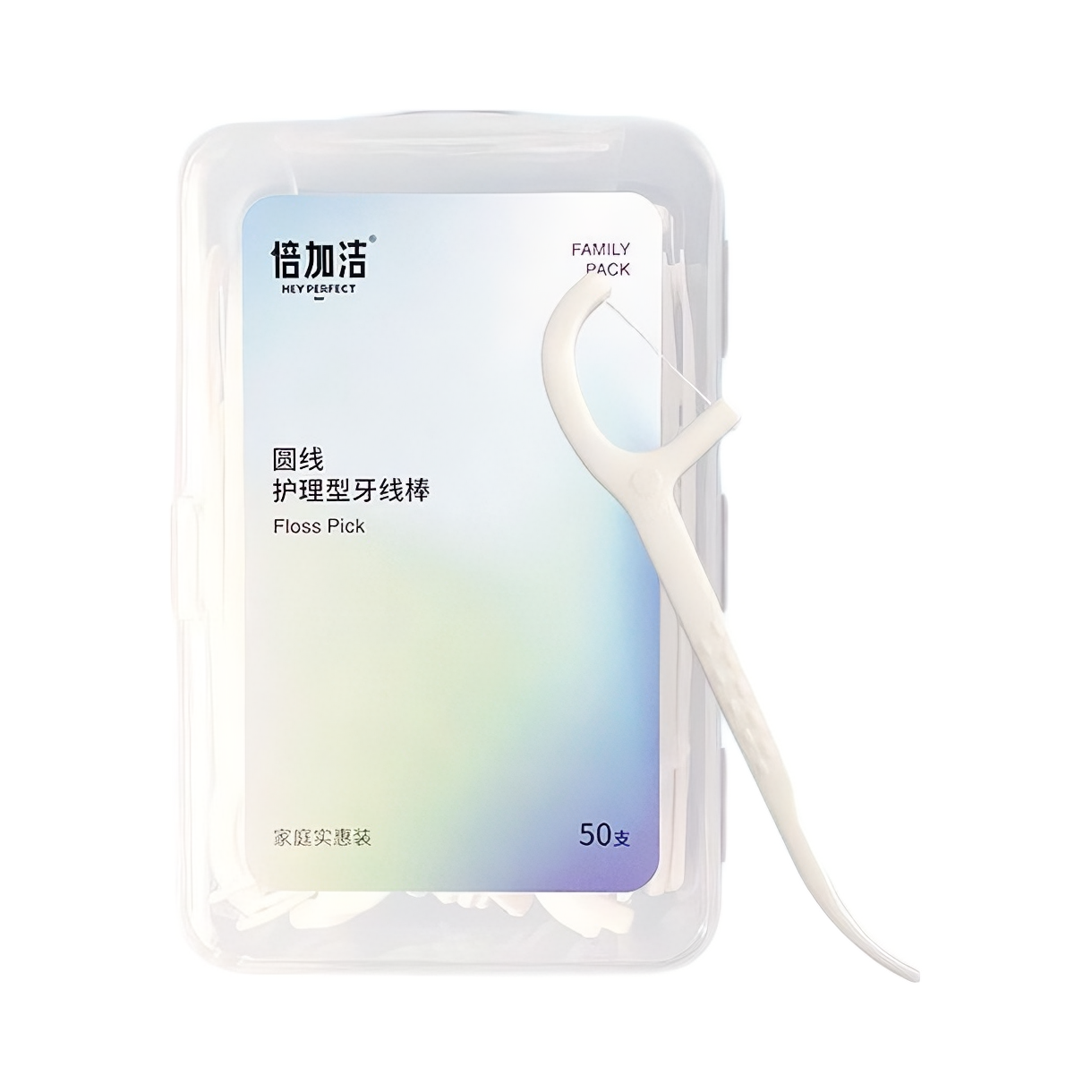 推荐商品：倍加洁 高弹力圆线护理牙线棒