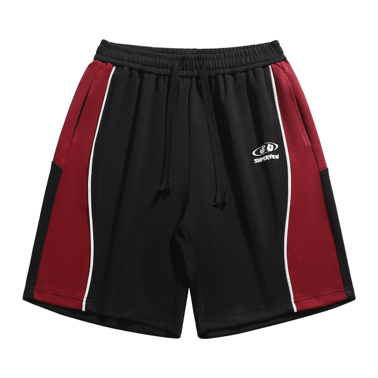 推荐商品：Sview  撞色字母印花直筒休闲短裤 男女同款 SV027022 黑