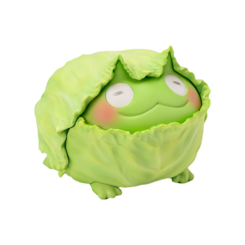 52TOYS 动物星球x朵朵窝野菜精灵系列野菜蛙大娃 潮流玩具