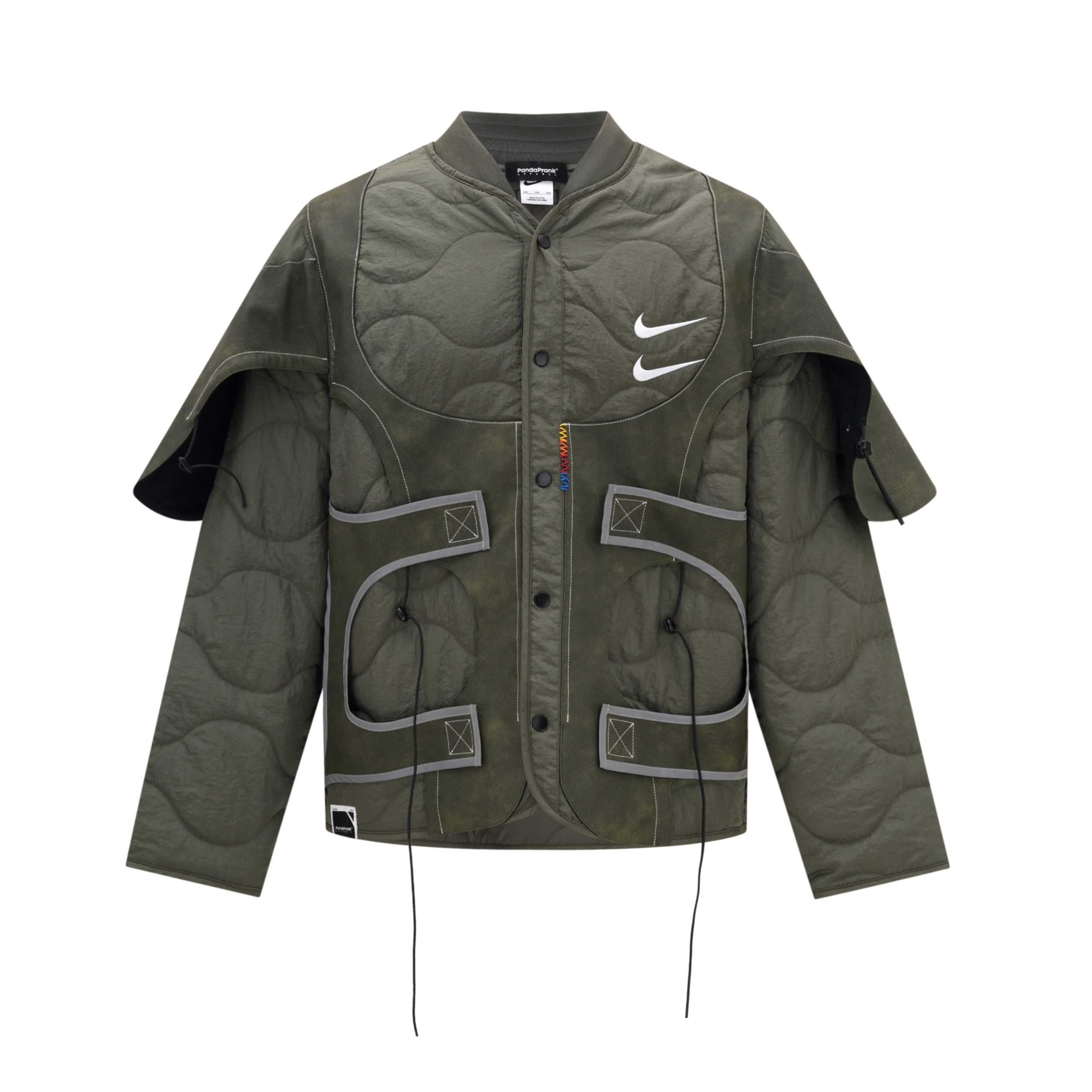 Nike/耐克 SPORTSWEAR SWOOSH 保暖运动叠搭双勾刺绣棒球服夹克 DM1247
