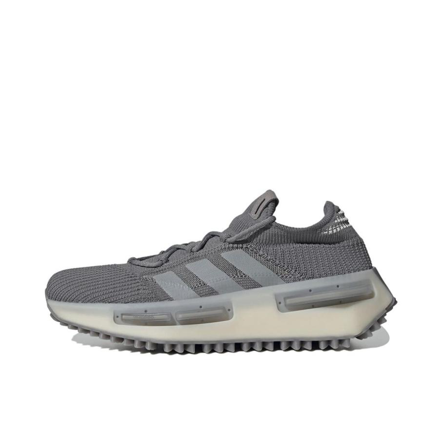 推荐商品：adidas originals NMD S1 缓震 织物 轻便 跑鞋 灰色/白色