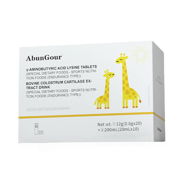 推荐商品：AbunGour v-氨基丁酸赖氨酸片牛初乳软骨提取物饮 盒装