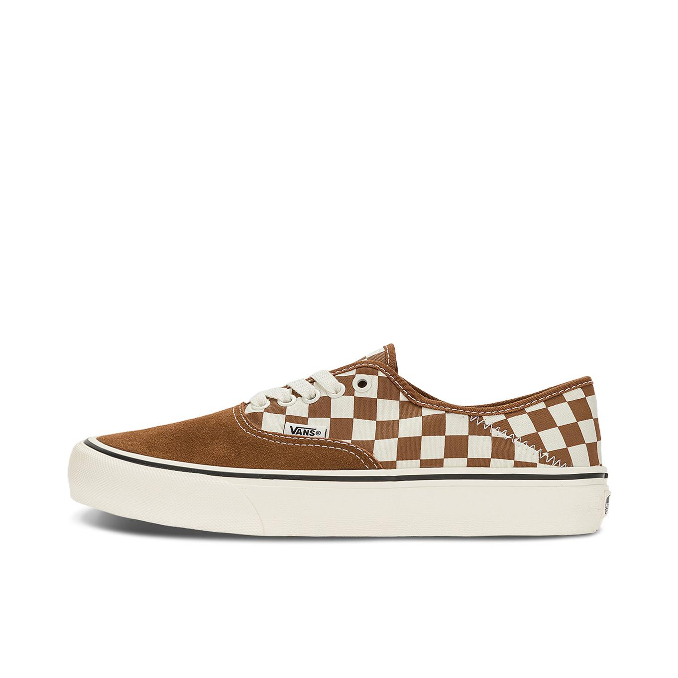 推荐商品：Vans/范斯 Authentic VR3 SF 板鞋 防滑耐磨透气舒适百搭复古美式 棕色/白色/棋盘格