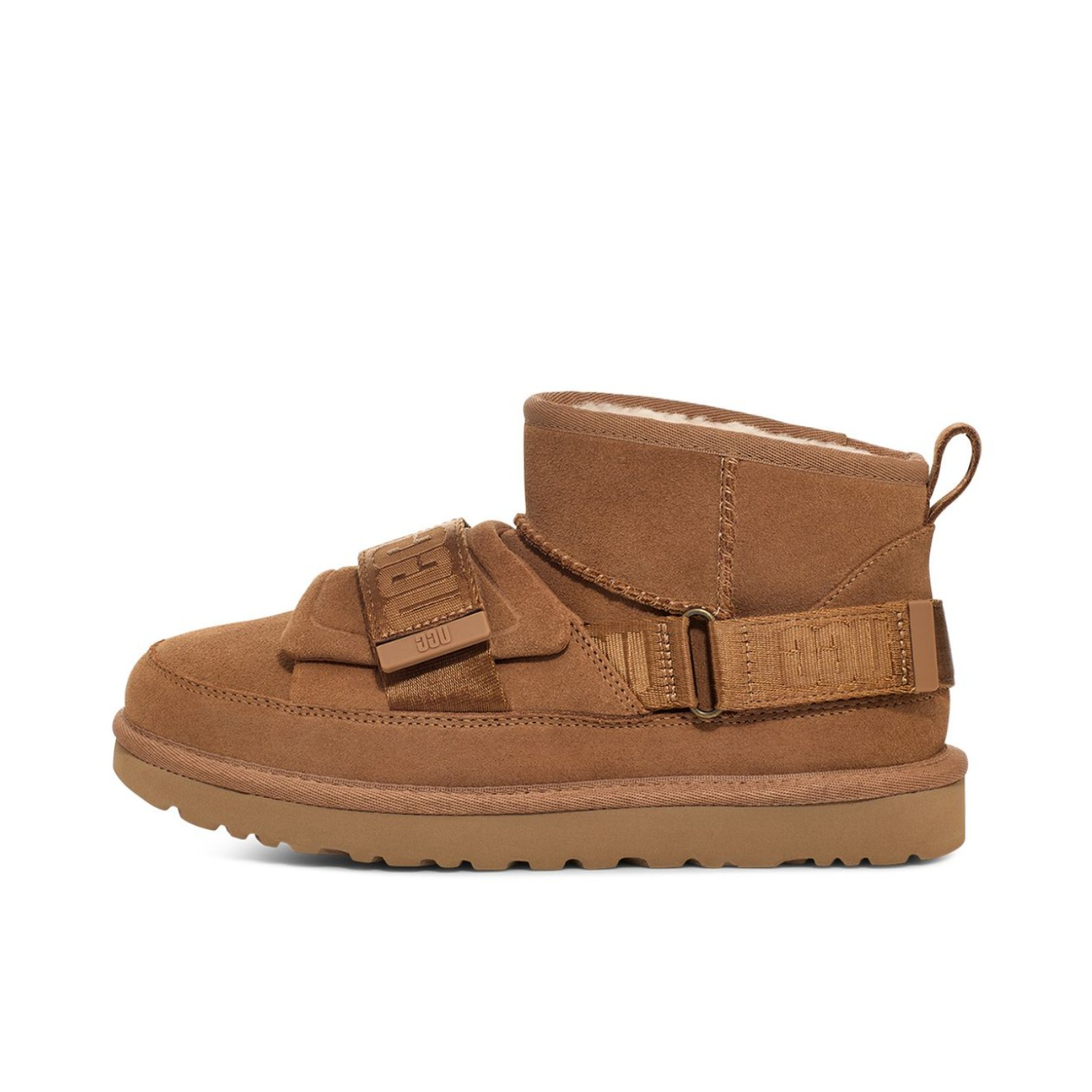 推荐商品：UGG Classic Ultra Mini Hybrid 舒适保暖加绒 短筒 休闲 圆头 雪地靴 栗色