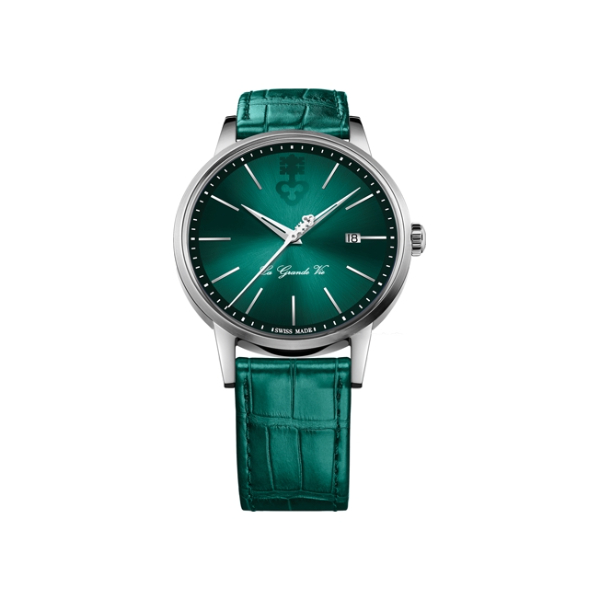 推荐商品：corum/昆仑 经典系列 42mm鳄鱼皮表带50米防水自动机械男士手表