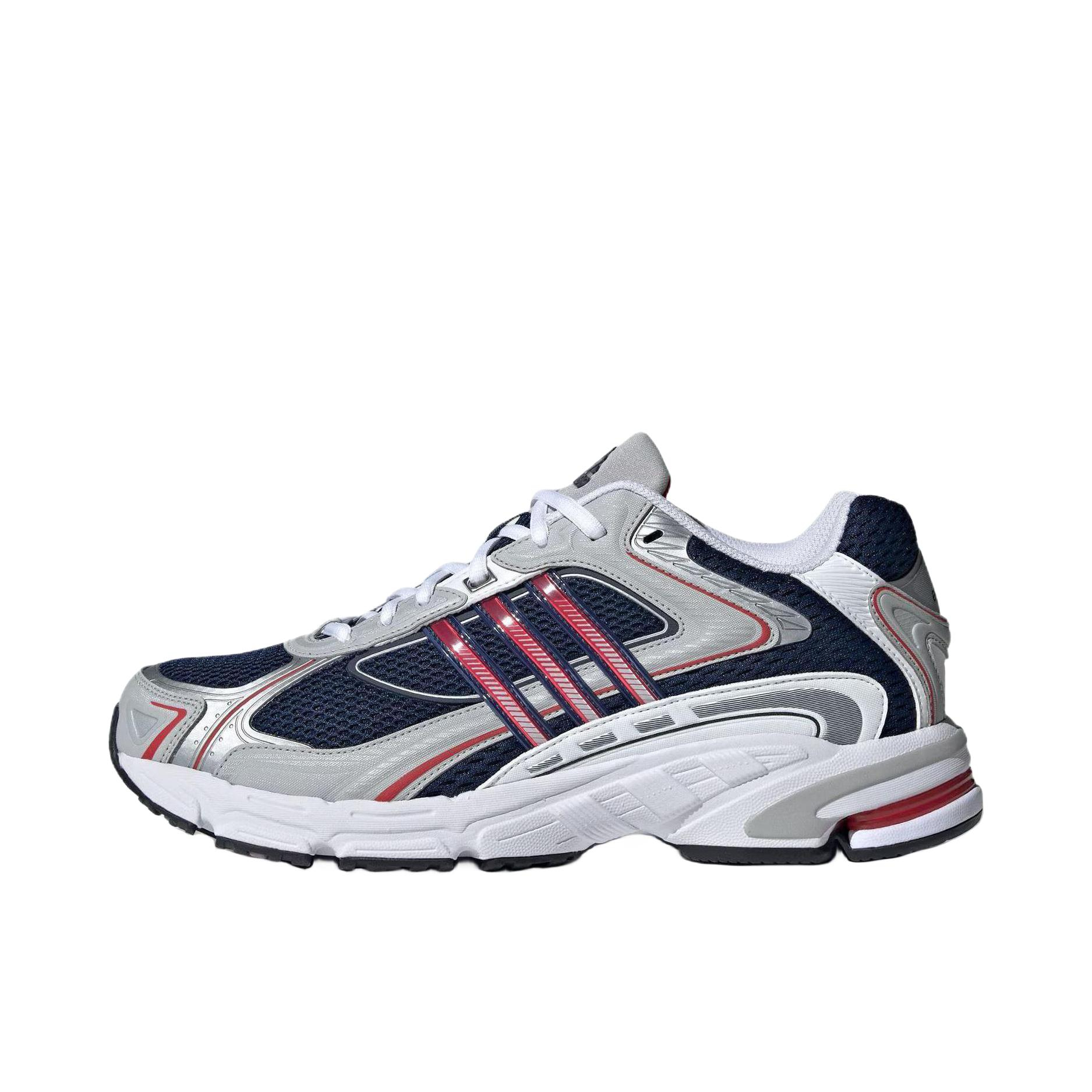 推荐商品：adidas Originals Response CL 防滑耐磨 舒适缓震 织物网面 复古 运动休闲鞋 老爹鞋 深靛蓝/浅猩红/白色