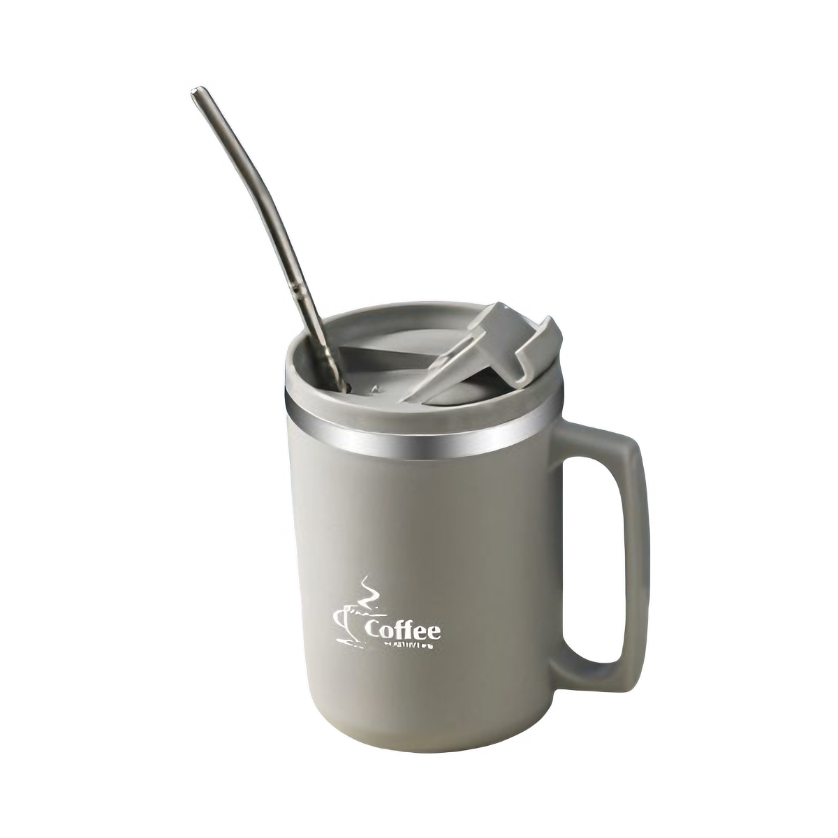 推荐商品：CAB/厨爱宝 400ml 304不锈钢 双层隔热马克杯