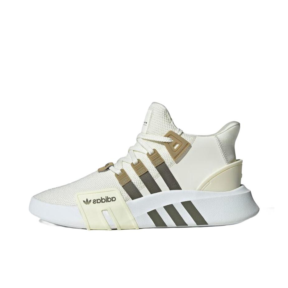 推荐商品：adidas Originals  EQT BASK ADV  防滑耐磨 减震回弹 轻便透气 复古百搭 休闲鞋 adidas 汉玉白/岩层橄榄绿/卡其棕