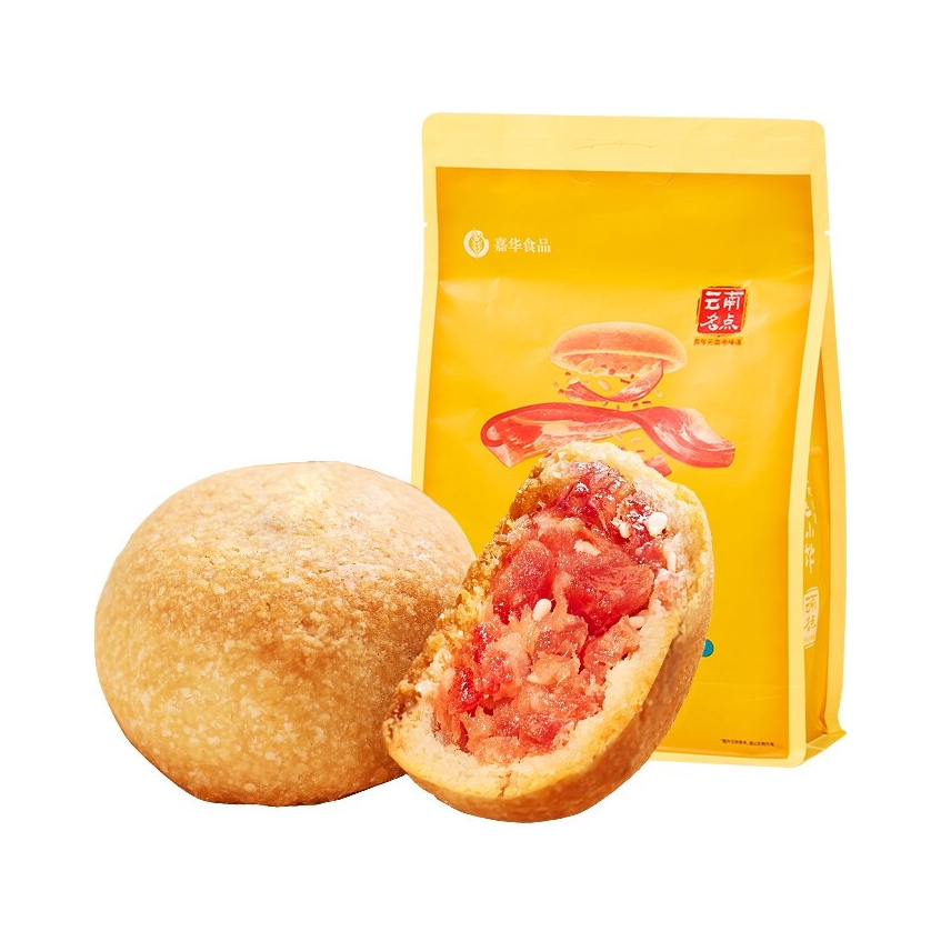 推荐商品：嘉华 云腿小饼系列 经典原味 25g 月饼 袋装 解馋
