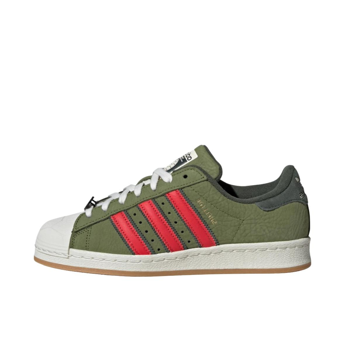 推荐商品：【宋雨琦同款】 adidas Originals Superstar 板鞋 轻便贝壳头薄底舒适百搭耐磨复古 Teenage Mutant Ninja Turtles联名/红色/白色/绿色