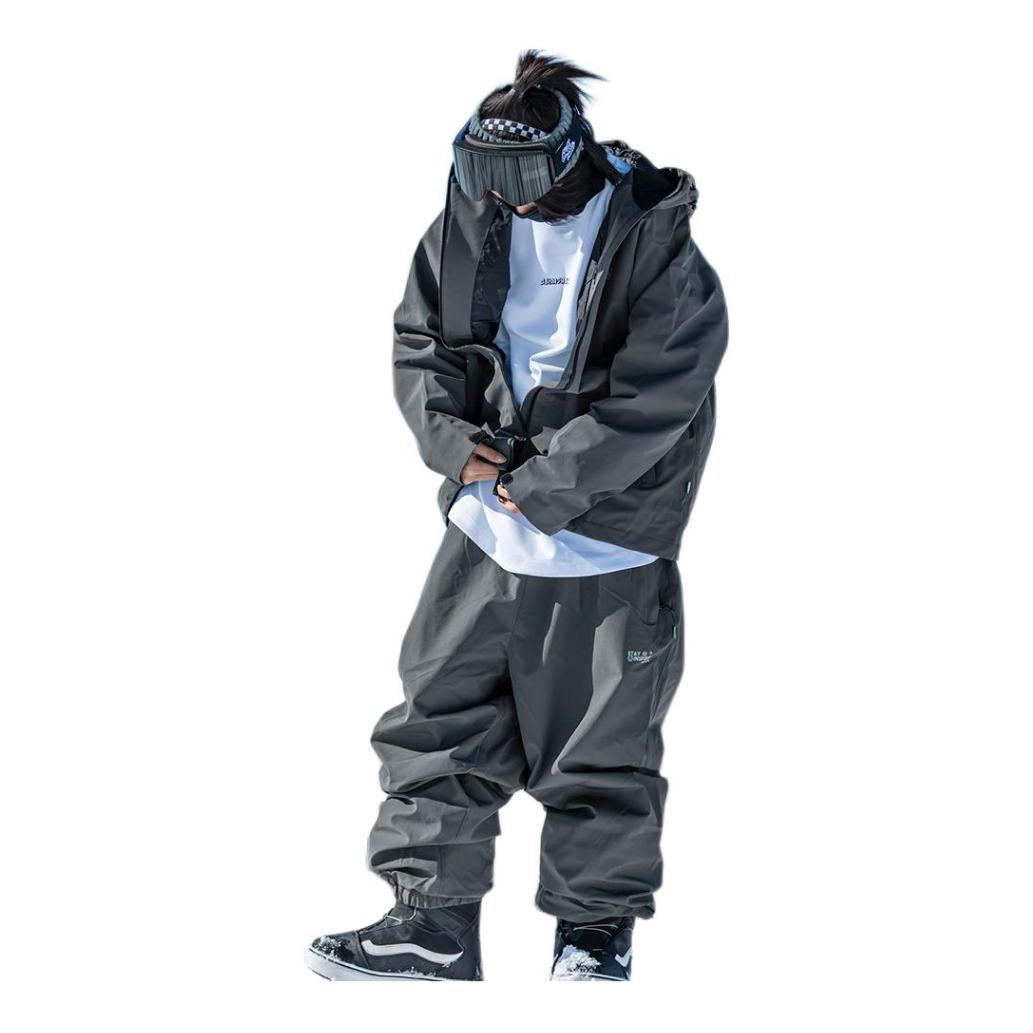 推荐商品：John Snow 防水保暖美式滑雪服 JS21W067+JS21W069 深枪灰