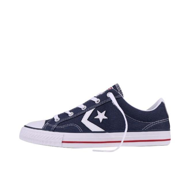 推荐商品：Converse/匡威 Star Player 星箭 防滑耐磨 复古休闲 舒适轻便 简约 板鞋  Navy/White 藏蓝