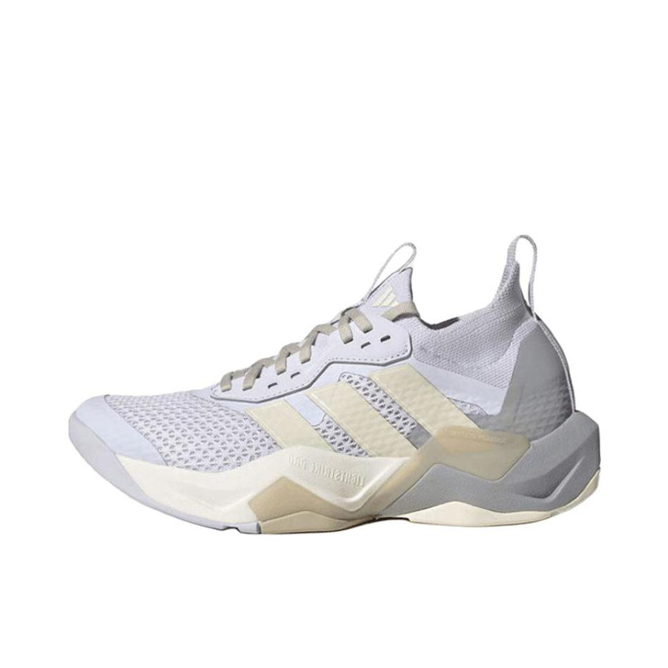 推荐商品：adidas Rapidmove Adv 2 百搭 防滑 耐磨 综合训练 缓震低帮 回弹训练鞋 浅灰色/米白色/浅卡其色
