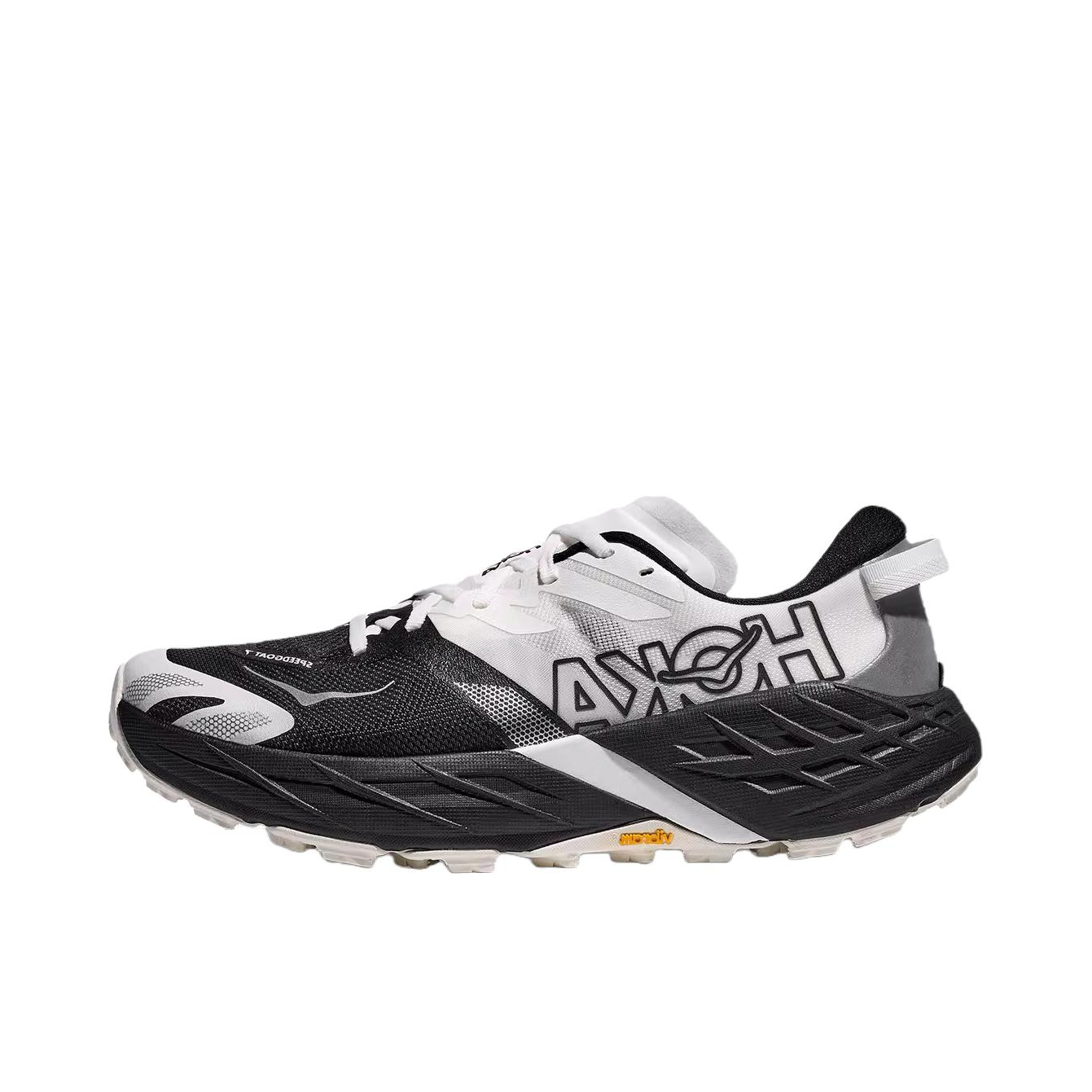 推荐商品：HOKA ONE ONE 飞速羚羊 SPEEDGOAT 7 跑鞋 越野轻量抓地冬季缓震贴合 宽版/黑色/雪晶白