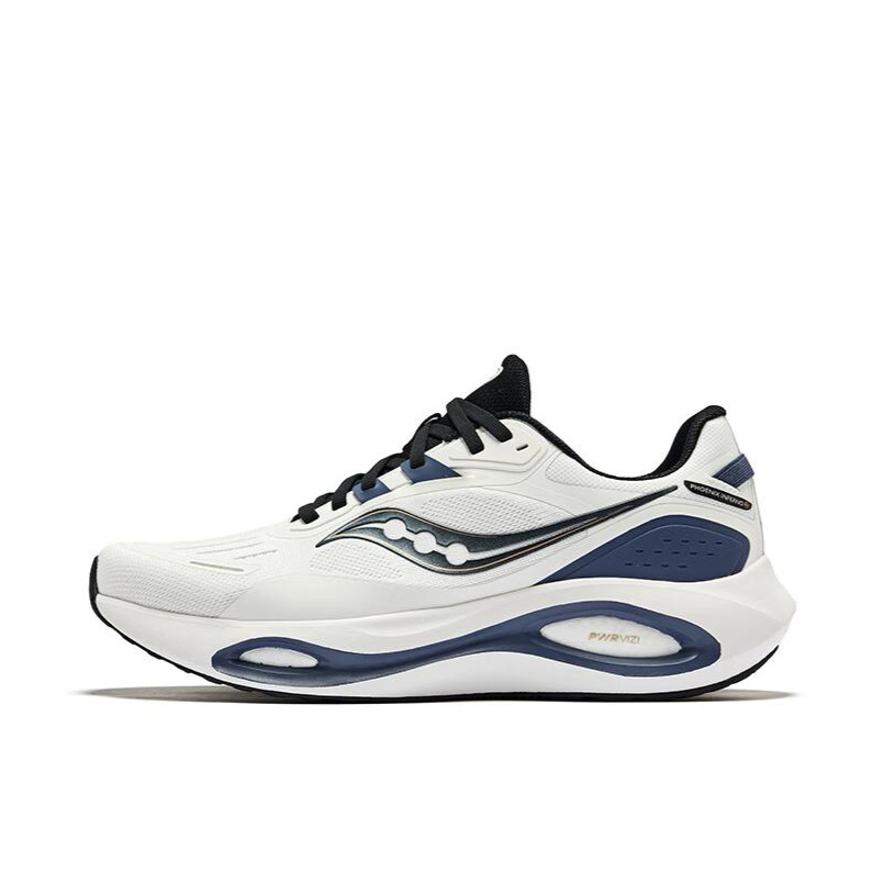 推荐商品：Saucony/索康尼 Phoenix Inferno 火鸟3 稳定支撑 缓震回弹 网布透气 软底 织物 慢跑 跑鞋 白兰