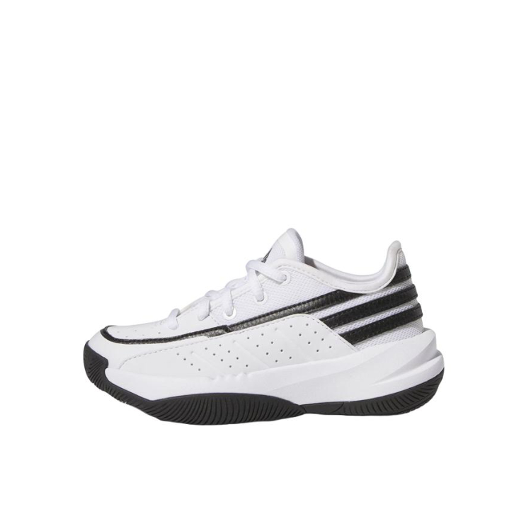 推荐商品：adidas Front Court 防滑耐磨 舒适轻便 减震透气 实战 运动鞋儿童 小童/白色