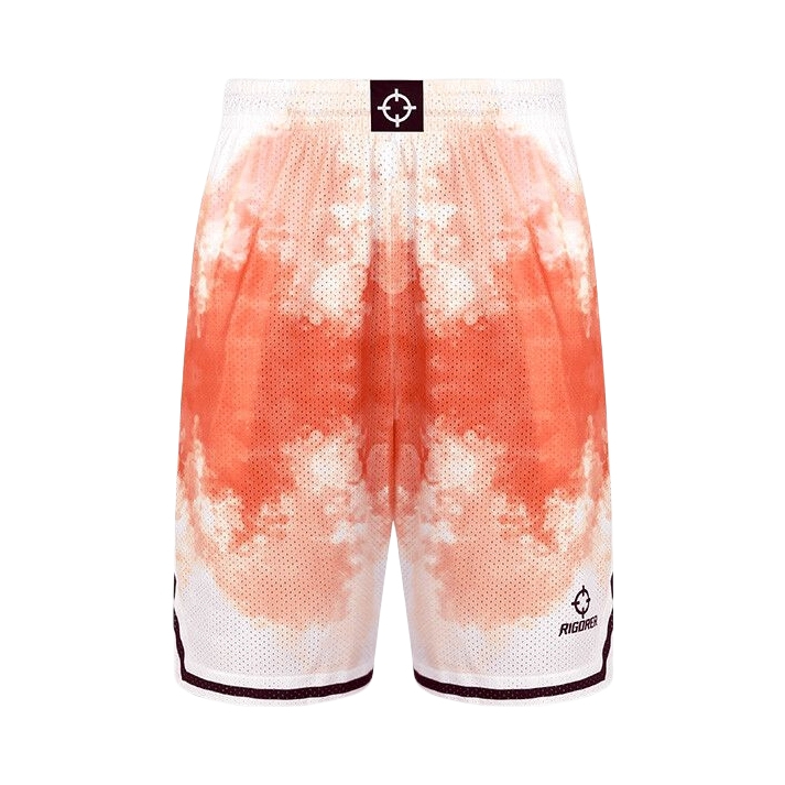 准者 童装 扎染五分透气训练健身排汗单面穿吸湿短裤 男中大童 Z121210103K