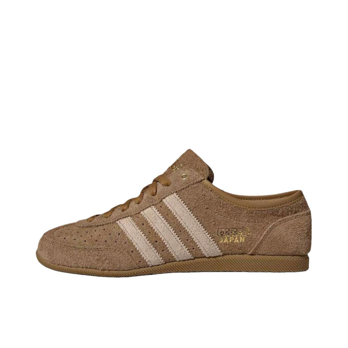 推荐商品：adidas Originals JAPAN Decon 运动休闲鞋 百搭系带平跟圆头 女款/棕色