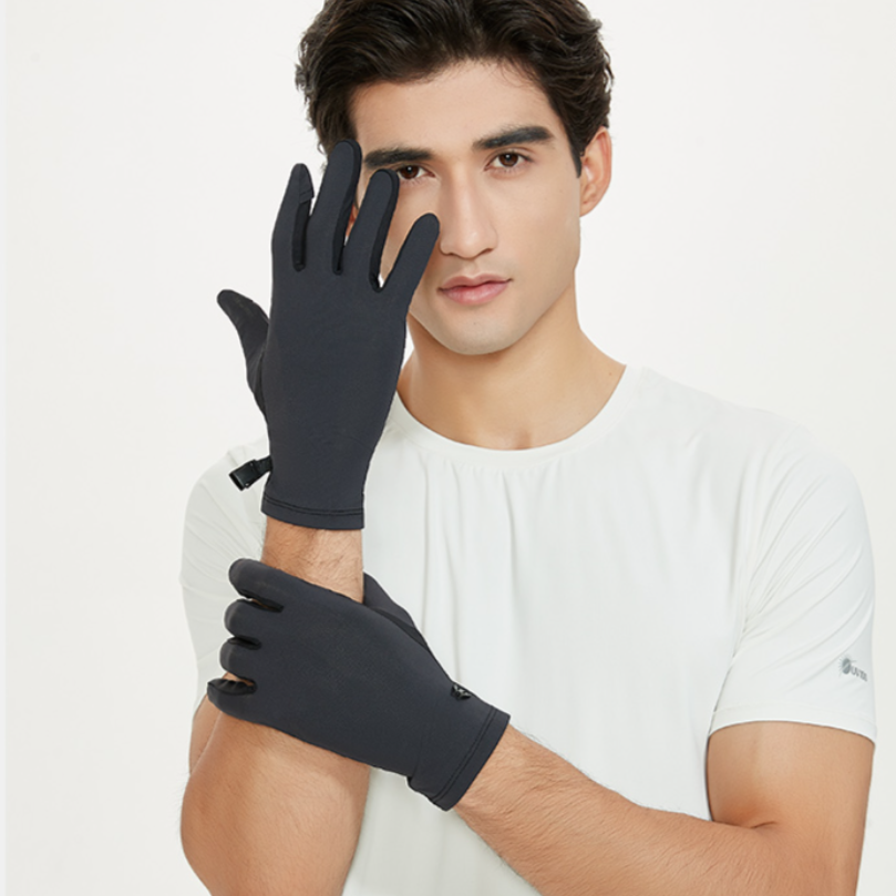 推荐商品：UV100 户外透气掀指触屏手套 23515