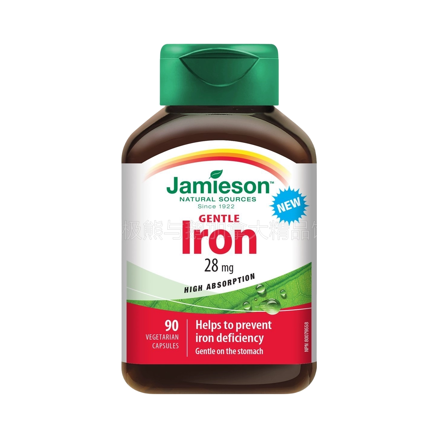 推荐商品：Jamieson/健美生 铁复合胶囊 瓶装 补铁补气血