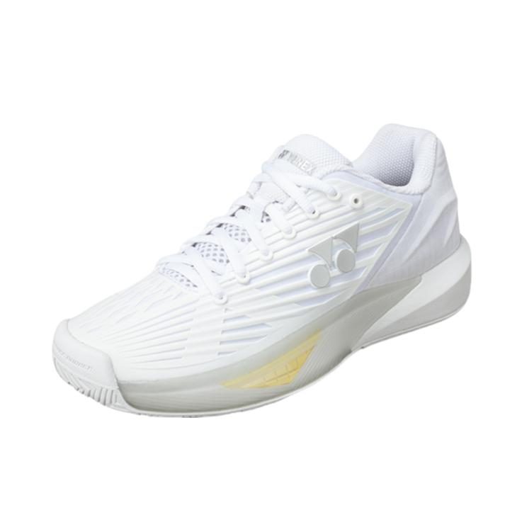 推荐商品：YONEX/尤尼克斯 SHTE5LACEX 防滑耐磨 回弹缓震 稳定 织物支撑 包裹性 网球鞋  白色
