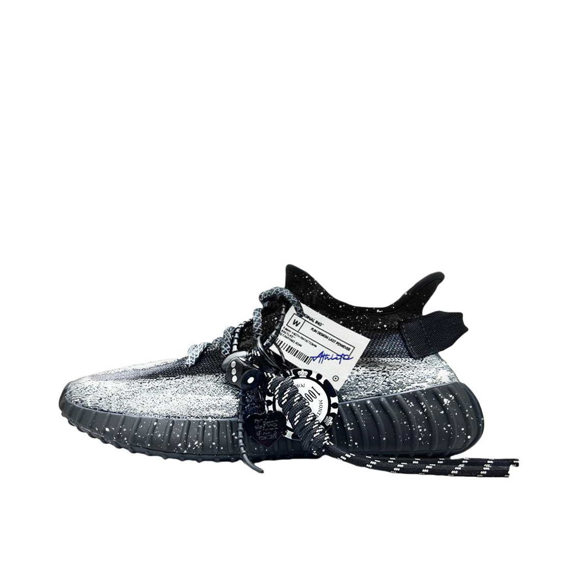 推荐商品：【定制球鞋】adidas originals Yeezy Boost 350 V2 防滑耐磨 舒适减震 轻便透气 织物 防水 百搭 运动休闲鞋 星辰记