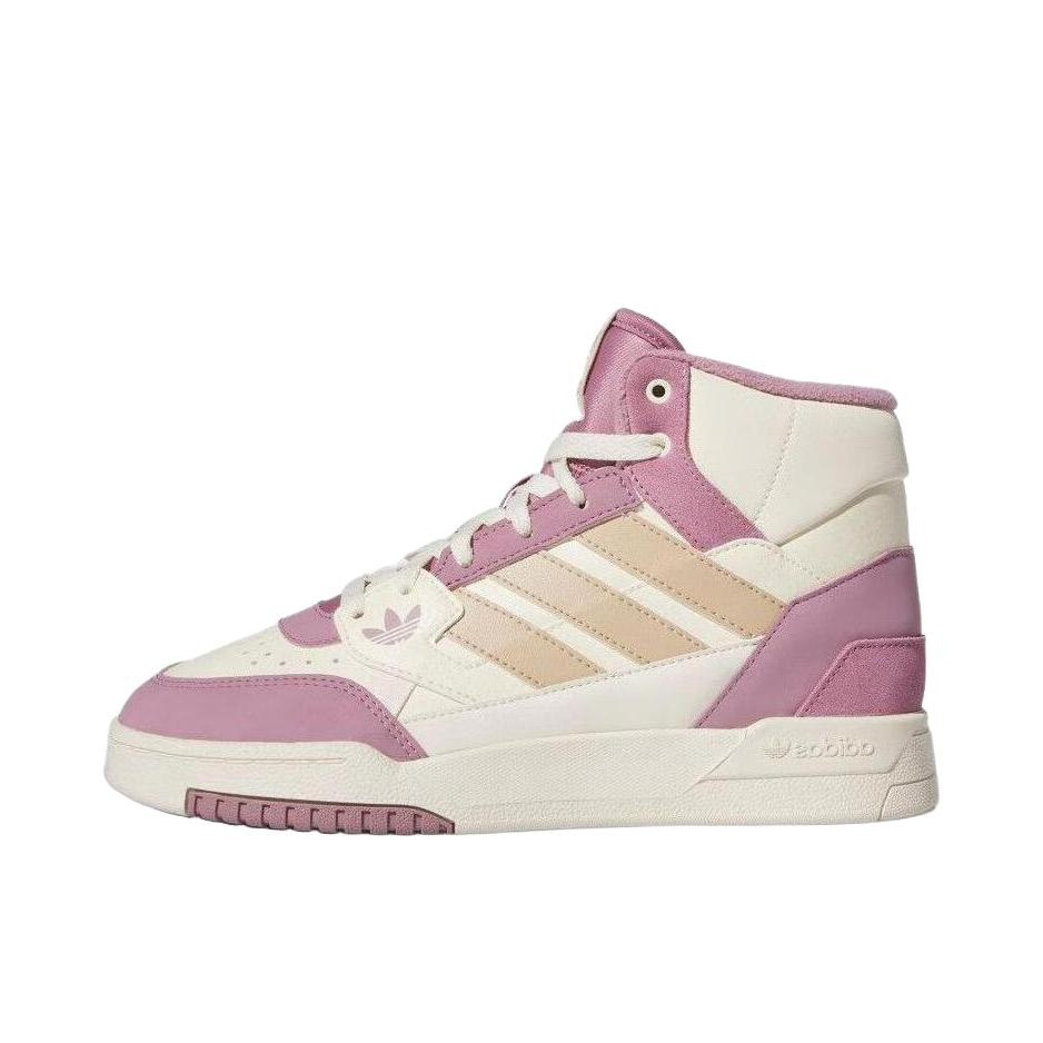 推荐商品：adidas Originals Drop Step 板鞋 复古耐磨透气舒适百搭 米色/粉色