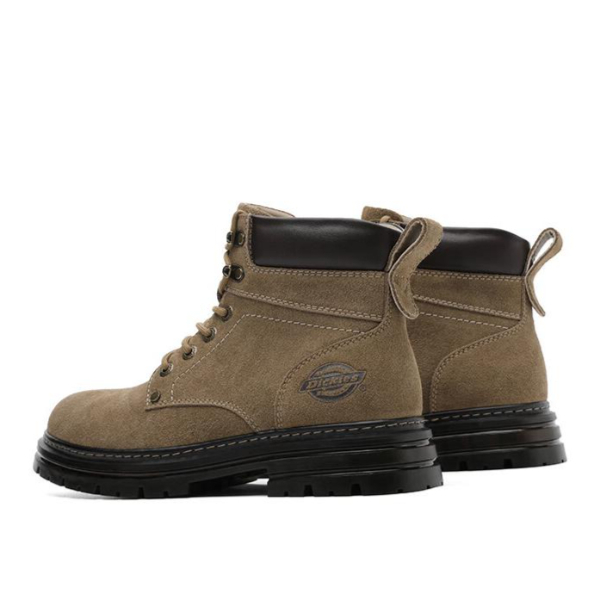推荐商品：Dickies  英伦风 中帮 舒适软底 防滑耐磨  工装靴 马丁靴 244M50LXS34B 深卡其