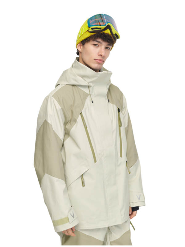 推荐商品：VECTOR  VerteX(山顶)系列美式防水保暖防风加厚单双板滑雪服 男女同款 HXF70115 洞石绿/女款 上衣